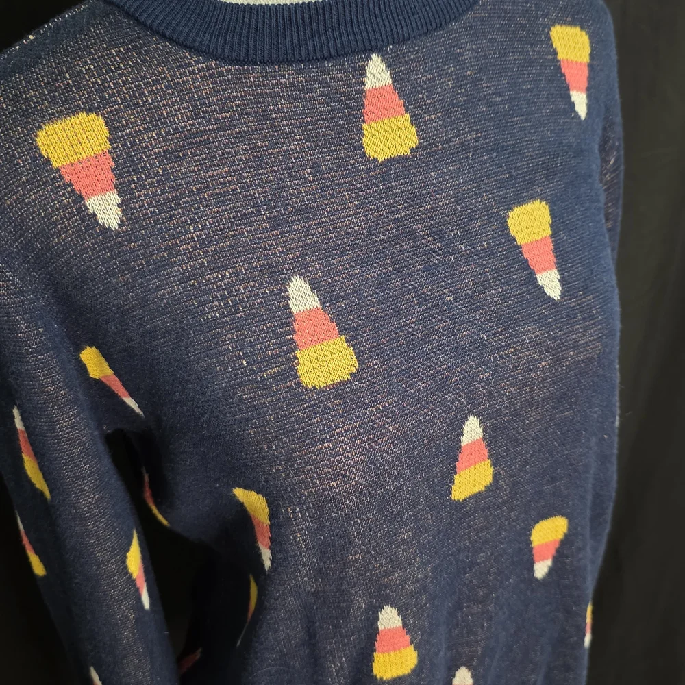NWOT NAVY BLUE ModCloth Fall Sweater - Picture 1 of 6